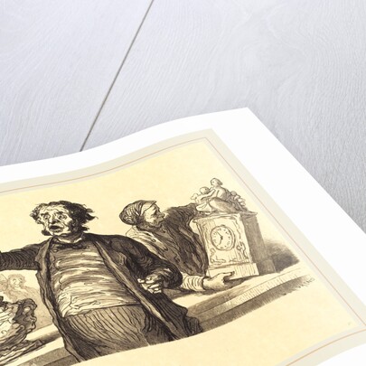 L'Hotel des Commissaires-priseurs: Le Crieur public, 1864 by Charles Maurand