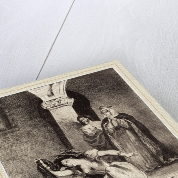 The Song of Ophelia (Act IV, Scene V), 1834 by Eugène Delacroix