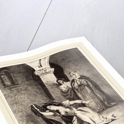 The Song of Ophelia (Act IV, Scene V), 1834 by Eugène Delacroix