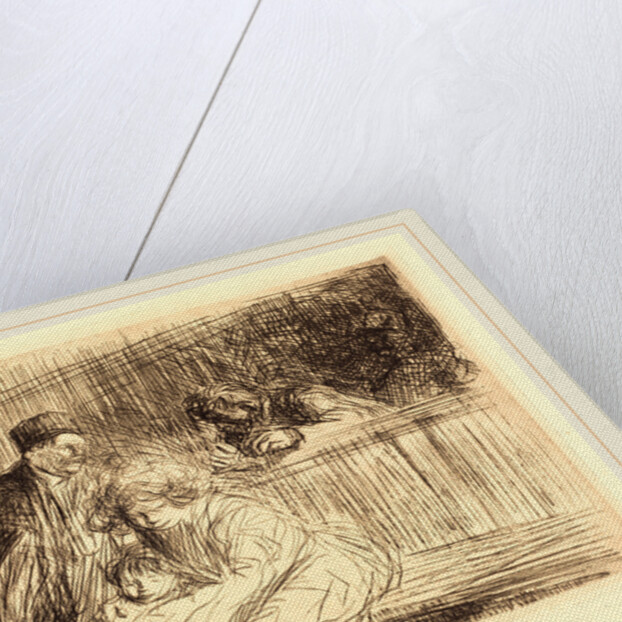 The Lawyer Talking to the Prisoner (second plate) by Jean-Louis Forain