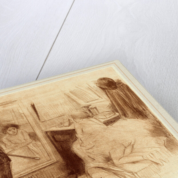 The Dancer's Dressing Room (second plate), 1894 by Jean-Louis Forain