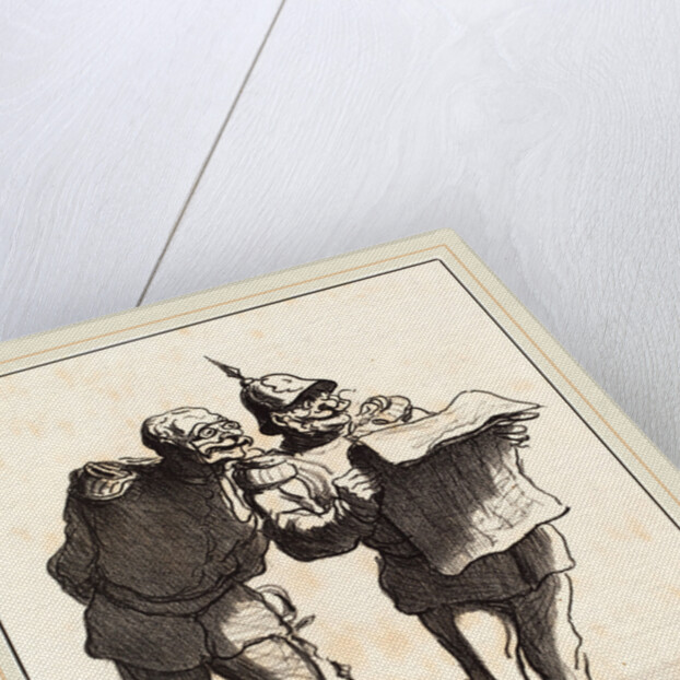 Décidément on ne peut pas, 1870 by Honoré Daumier