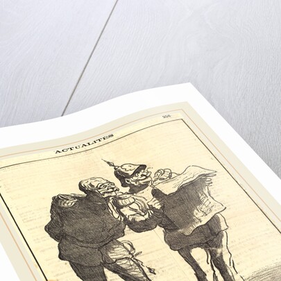 Décidément on ne peut pas, 1870 by Honoré Daumier