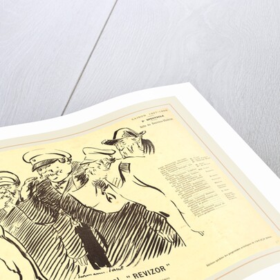 L'Inspecteur Général Revizor, 1898 by Hermann-Paul