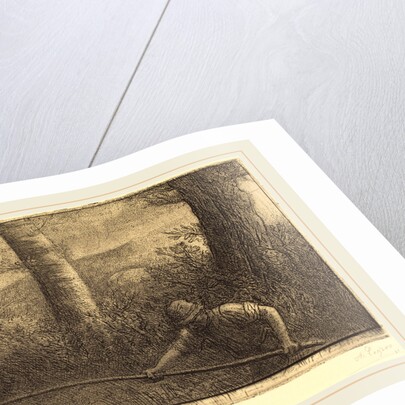 Fisherman with a Hoop-net by Alphonse Legros