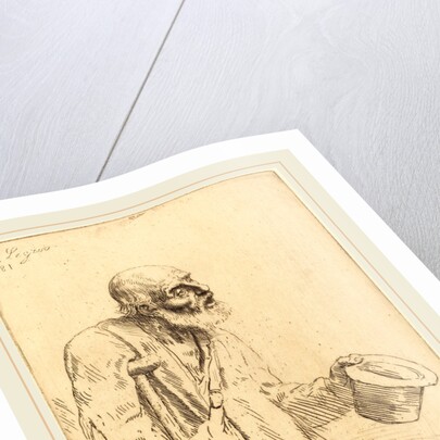 Beggar, 1881 by Alphonse Legros