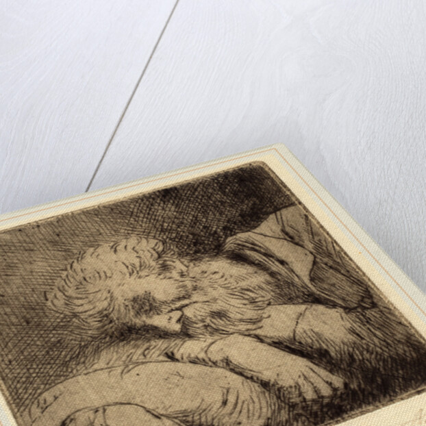 Sleeping Beggar by Alphonse Legros
