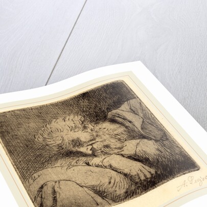 Sleeping Beggar by Alphonse Legros
