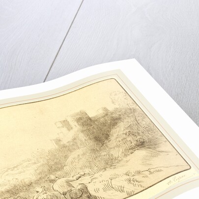 Old Chateau by Alphonse Legros