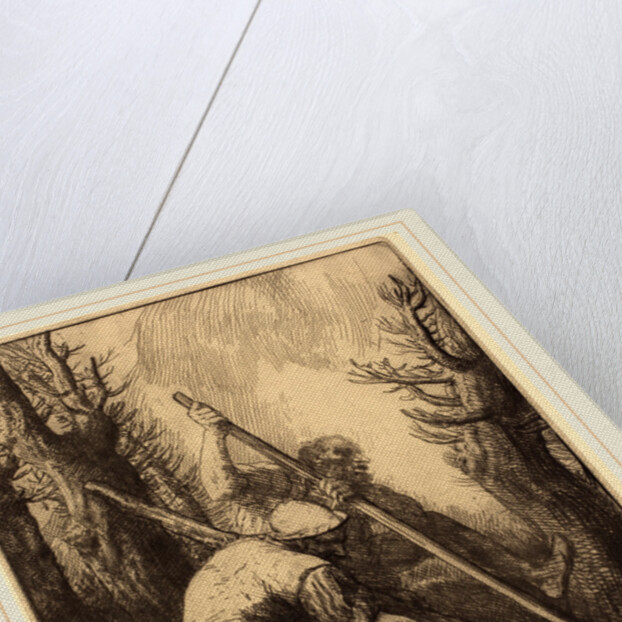 Woodcutters, 3rd plate by Alphonse Legros