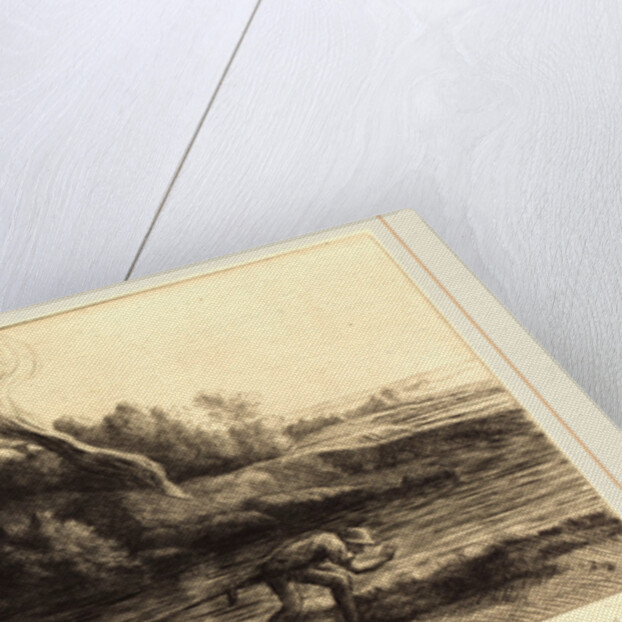 Landscape with Boat, 2nd plate by Alphonse Legros