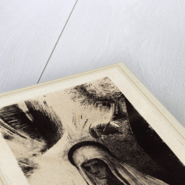 La Vieille: Que Crains-tu? Un large trou Noir! Il est vide peut-etre?, 1896 by Odilon Redon
