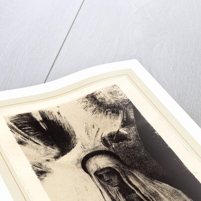 La Vieille: Que Crains-tu? Un large trou Noir! Il est vide peut-etre?, 1896 by Odilon Redon
