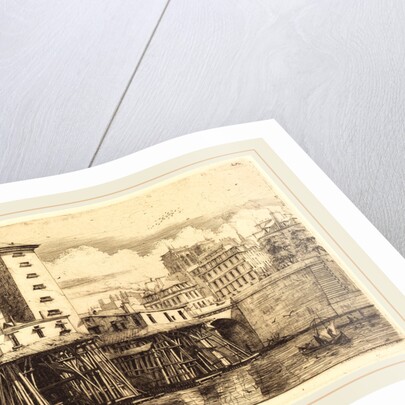 La Pompe Notre-Dame, Paris, 1852 by Charles Meryon