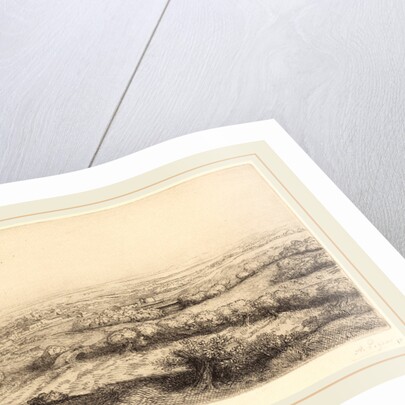 Valley in Bourgogne by Alphonse Legros