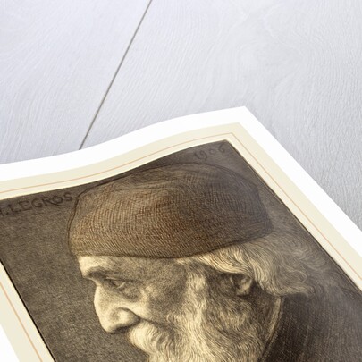 Self-Portrait, 13th plate, 1906 by Alphonse Legros