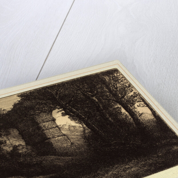 Ruins of an Ancient Aqueduct by Alphonse Legros