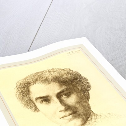 Mlle. Simpson, French,Lithograph by Alphonse Legros