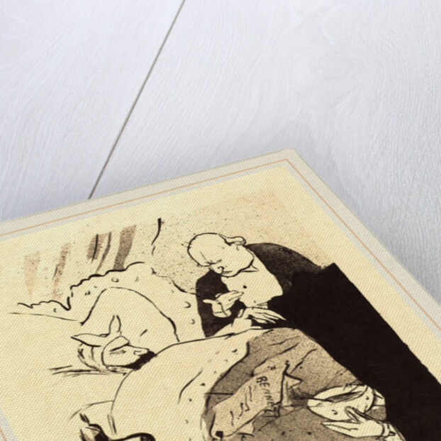 Sick Carnot!, 1893 by Henri de Toulouse-Lautrec
