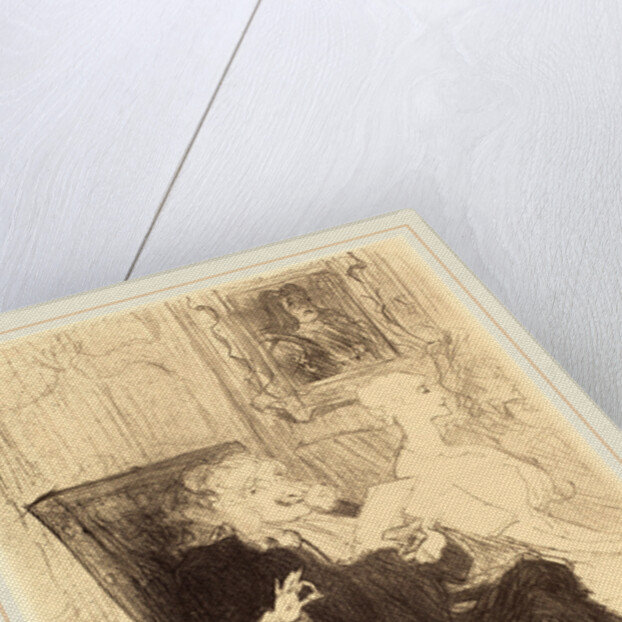 Leloir and Moreno in Les femmes savantes, 1894 by Henri de Toulouse-Lautrec