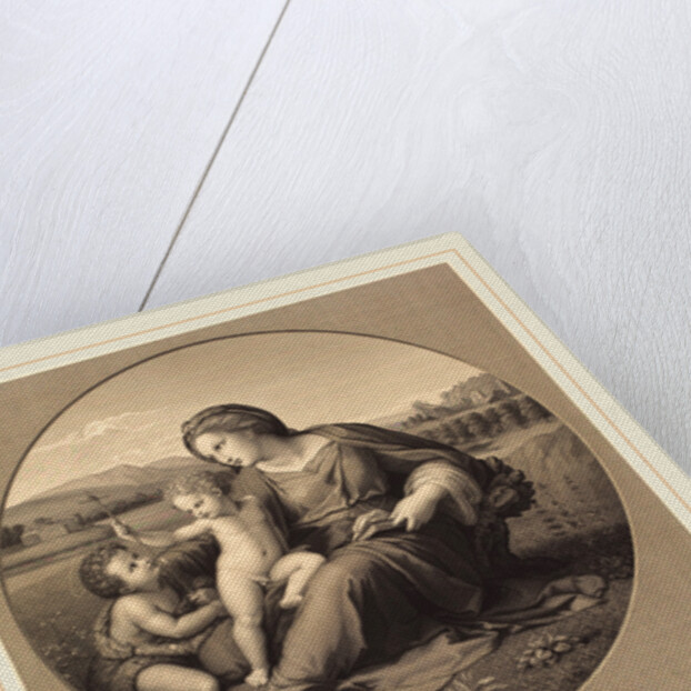 The Alba Madonna by Baron Auguste-Gaspard-Louis Desnoyers