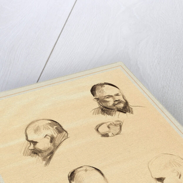 Four Sketches of Ambroise Vollard, c. 1910 by Jean-Louis Forain