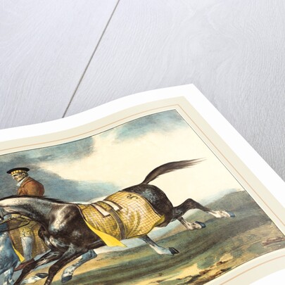 Two Dapple-Gray Horses Exercising, 1822 by Théodore Gericault and Léon Cogniet