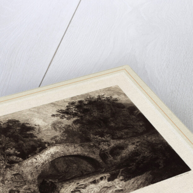 A Bridge in Auvergne, 1834 by Paul Huet