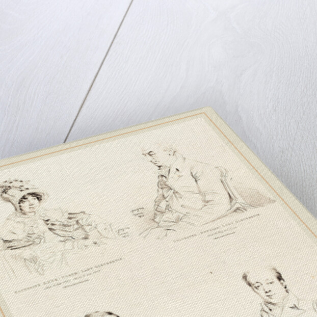 Sylvester Lord Glenbervie; Katherine Anne Glenbervie; Frederic Earl of Guilford; Frederic Sylvester Douglas, 1815 by Jean-Auguste-Dominique Ingres