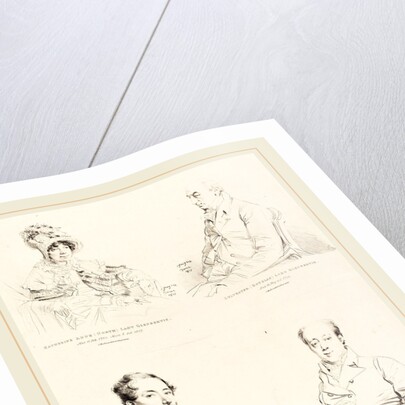 Sylvester Lord Glenbervie; Katherine Anne Glenbervie; Frederic Earl of Guilford; Frederic Sylvester Douglas, 1815 by Jean-Auguste-Dominique Ingres
