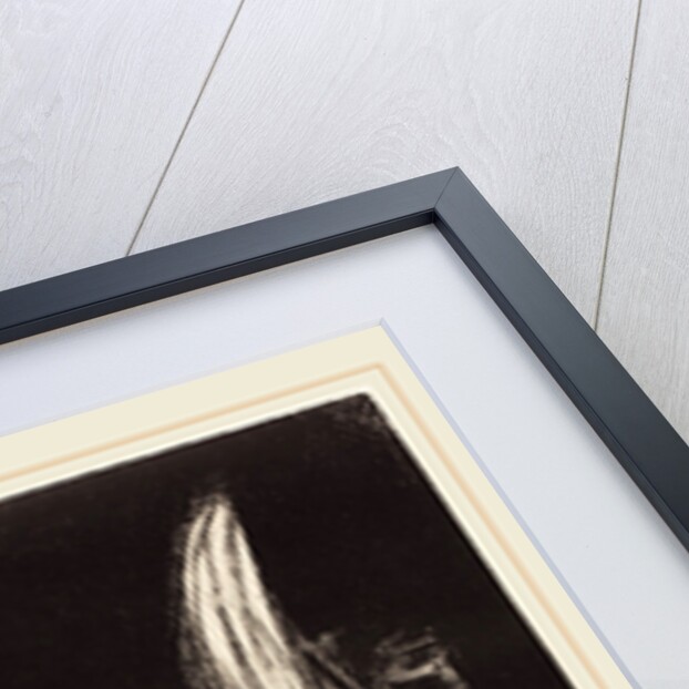 Apres cela je vis descendre du ciel un ange qui avait la clef de l'abime, et une grande chaine en sa main, 1899 by Odilon Redon