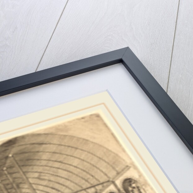 La salle des pas-perdus à l'ancien Palais-de-Justice, Paris, 1855 by Charles Meryon