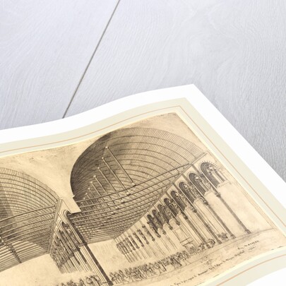 La salle des pas-perdus à l'ancien Palais-de-Justice, Paris, 1855 by Charles Meryon