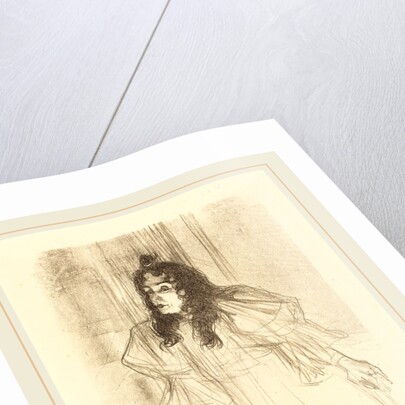 Miss May Belfort Bare-Headed, 1895 by Henri de Toulouse-Lautrec