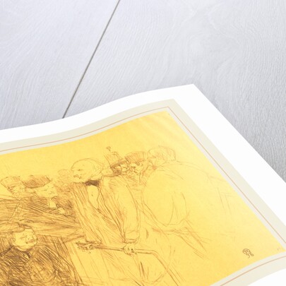 Ribot Deposition, 1896 by Henri de Toulouse-Lautrec