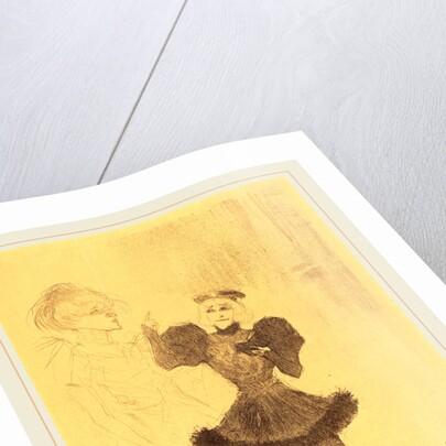 Lender and Lavalliere in Le fils de l'Aretin, 1896 by Henri de Toulouse-Lautrec