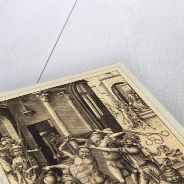The Flagellation, c. 1480 by Israhel van Meckenem