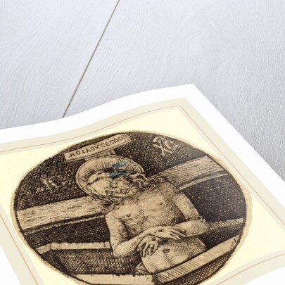 Christ as the Man of Sorrows by Israhel van Meckenem