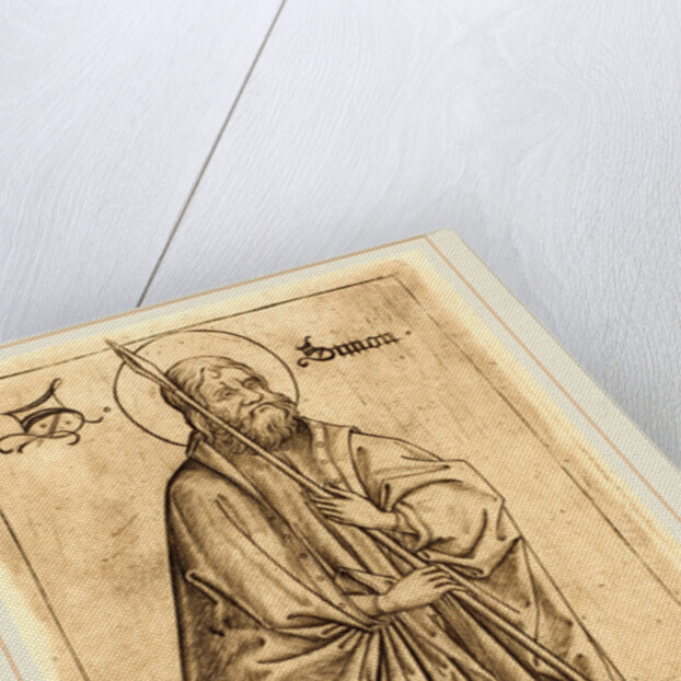 Saint Matthew? Saint Thomas? by Israhel van Meckenem