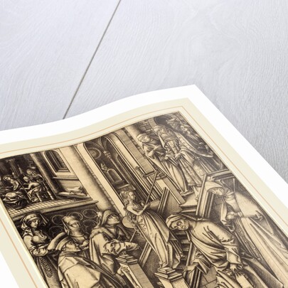 The Presentation of the Virgin by Israhel van Meckenem