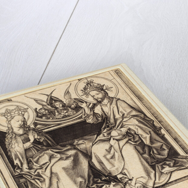 Christ Blessing the Virgin by Martin Schongauer