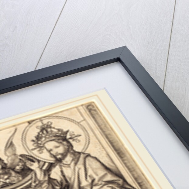 Christ Blessing the Virgin by Martin Schongauer