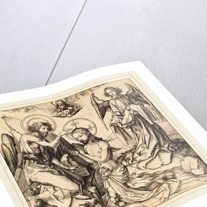 The Baptism of Christ by Martin Schongauer