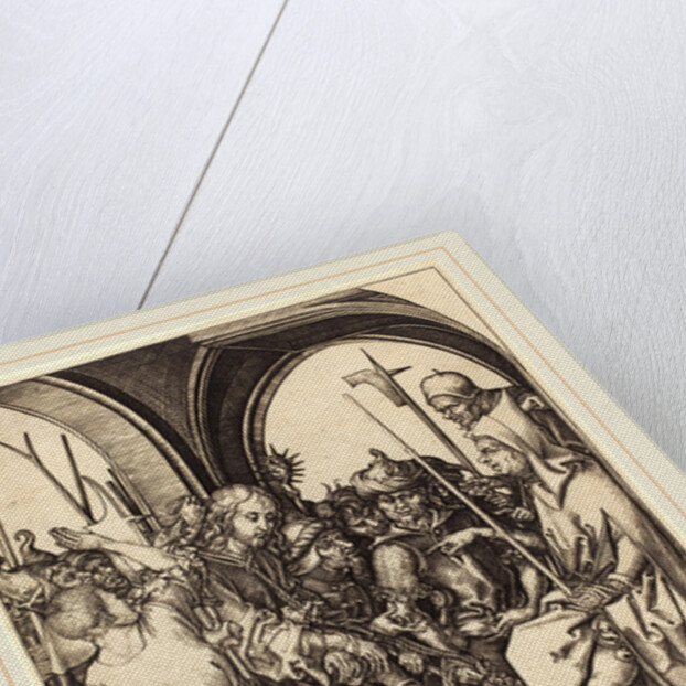 Christ before Annas, c. 1480 by Martin Schongauer