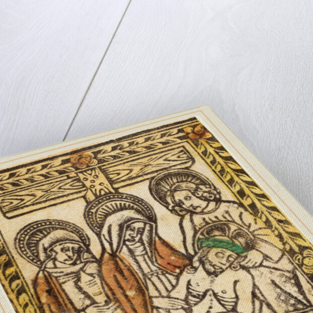 The Lamentation by Workshop of Master of the Borders with the Four Fathers of the Church