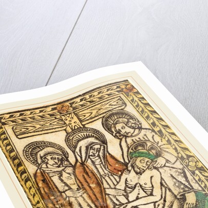 The Lamentation by Workshop of Master of the Borders with the Four Fathers of the Church