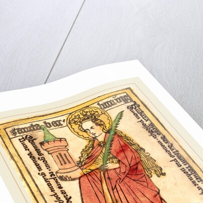 Saint Barbara by Anonymous