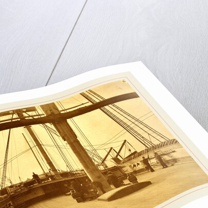Quarterdeck of H.M.S. Impregnable by Linnaeus Tripe