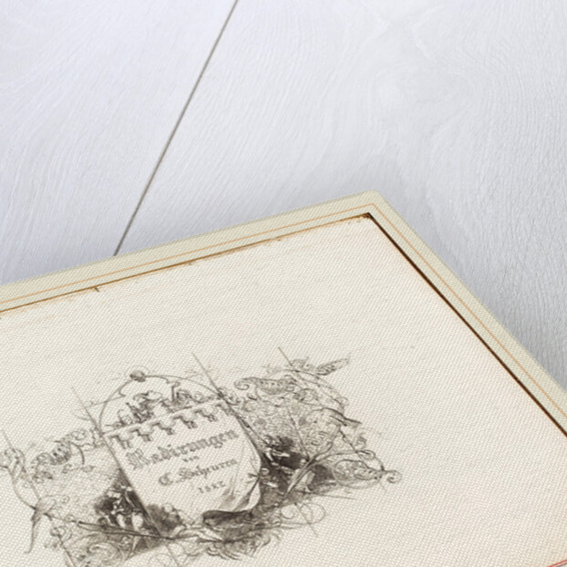 Radirungen, complete set of title page and 25 etchings by Caspar Johann Nepomuk Scheuren