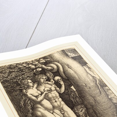 The Temptation by the Snake, 1540 by Heinrich Aldegrever
